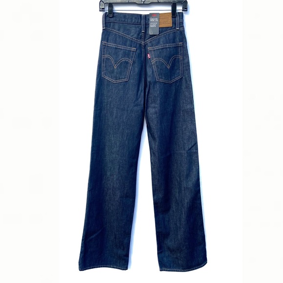 Levis Ribcage Wide Leg High Rise Jeans 25x34 - Picture 4 of 10